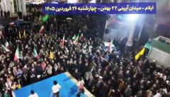 فیلم| جان‌فدایان ایران در خیابان‌های ایلام