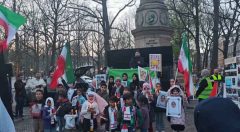 برگزاری راهپیمایی سکوت در لاهه برای محکومیت حمله به دبستان میناب