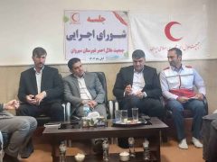 جلسه شورای اجرایی جمعیت هلال‌احمر شهرستان سیروان با محوریت پیگیری مشکلات امدادگران و داوطلبان برگزار شد