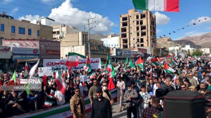 شکوه حضور ایلامی‌ها در رزمایش ملی جان‌فدای ایران امام‌ رضایی