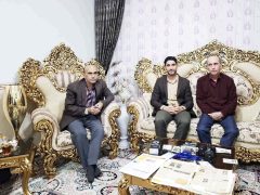دیدار رئیس سازمان بسیج رسانه استان ایلام با برادران حاتمی در ایوان