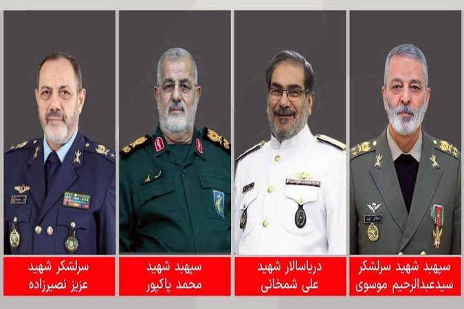 جمعی از فرماندهان نیروهای مسلح به همرزمان شهیدشان پیوستند
