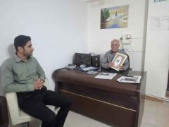 دیدار رئیس سازمان بسیج رسانه استان ایلام با مدیرمسئول نشریه «ایمن»